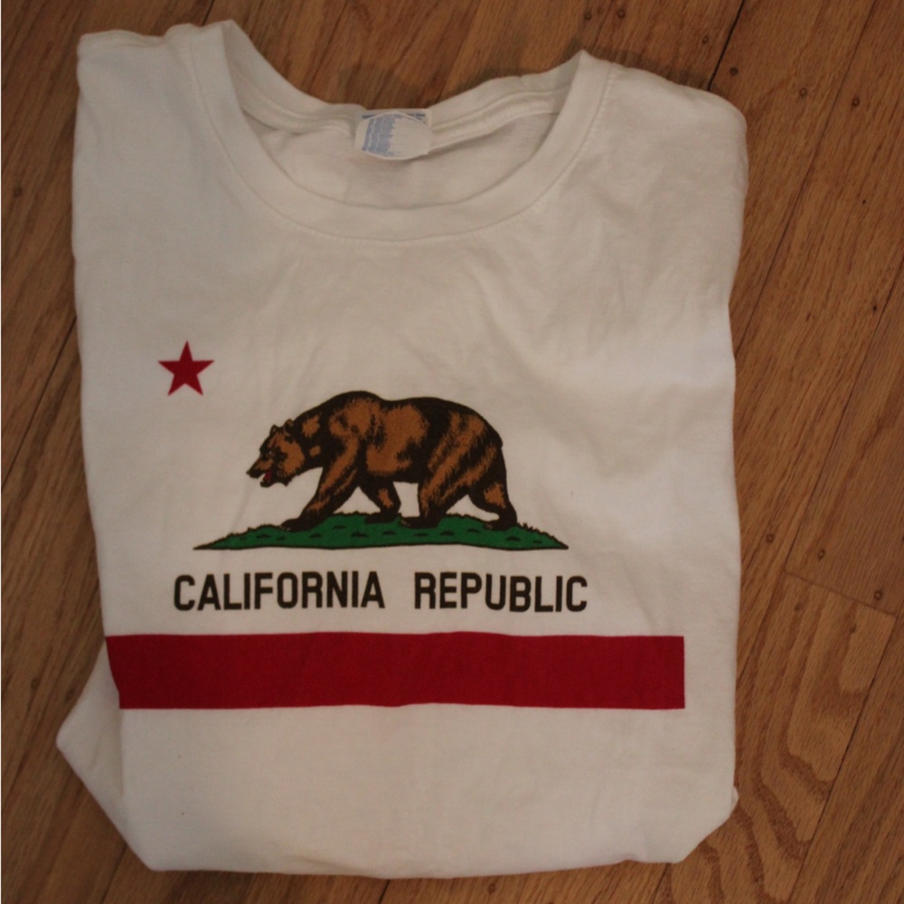 California Republic White Sweatshirt